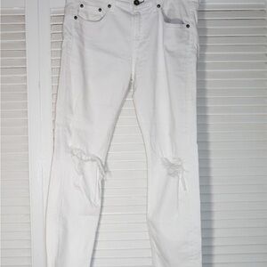 rag & bone White Jeans - Slim Fit